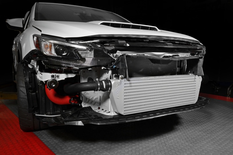 Subaru WRX Front Mount Intercooler - Perrin Performance - Black Tubes & Silver Core - `22-`25